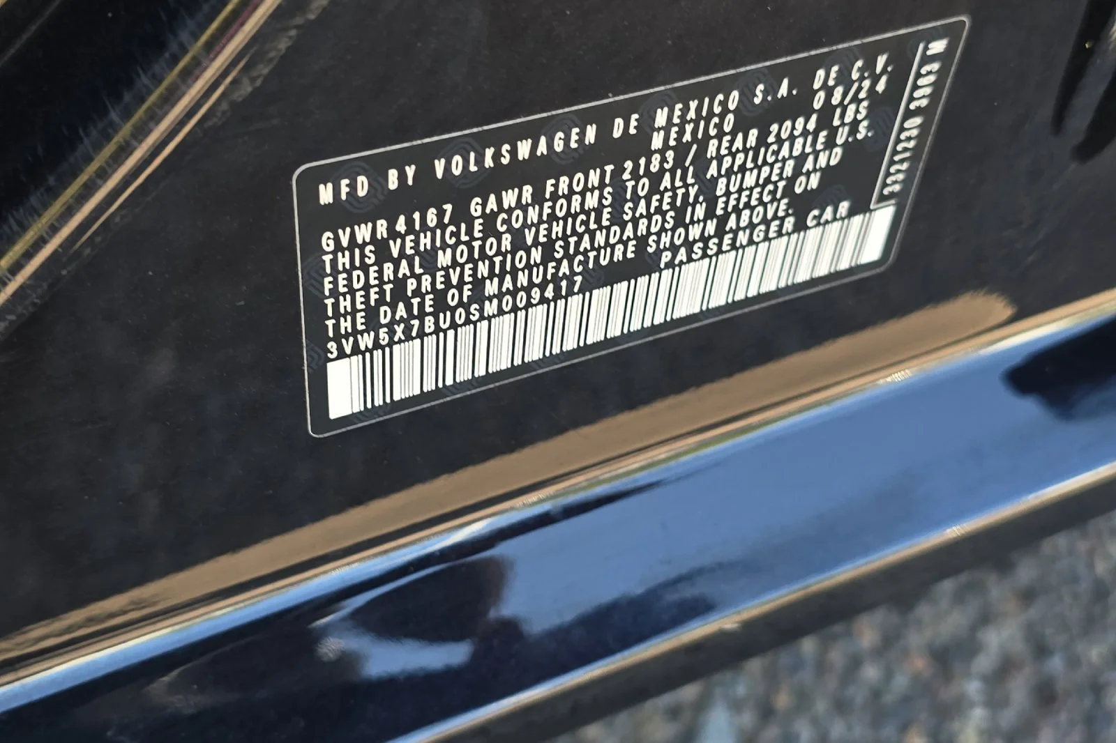 Used 2025 Deep Black Pearl Volkswagen S image 26