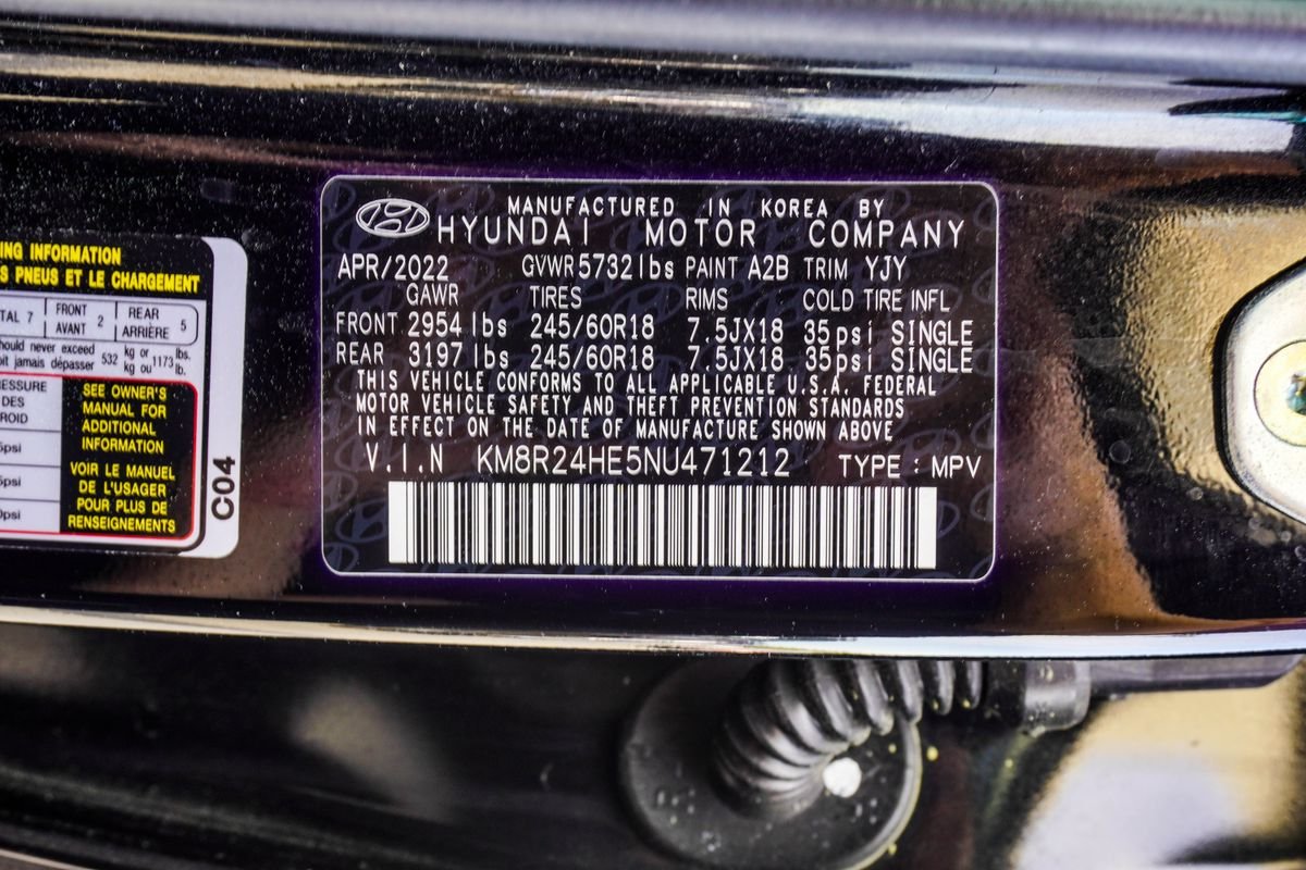Used 2022 Black Hyundai SEL image 36