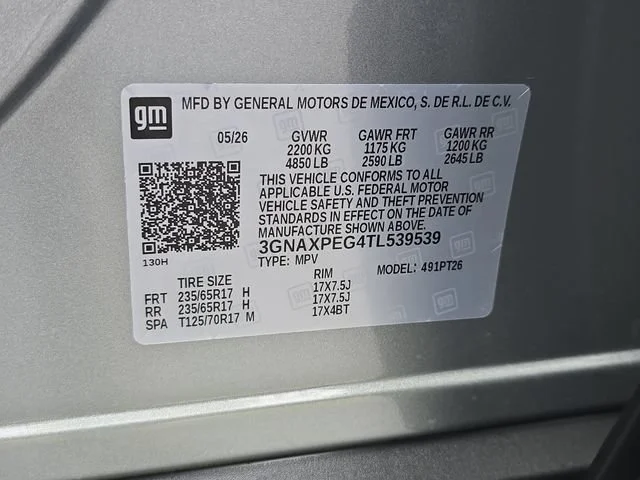 New 2026 Sterling Gray Metallic Chevrolet LT image 35