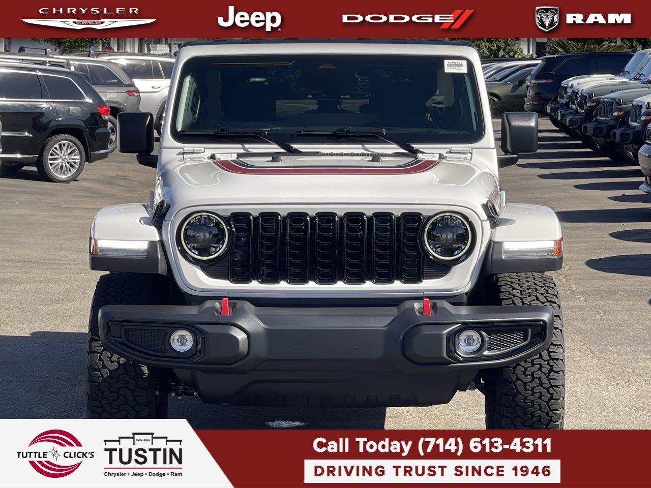 New 2026 Bright White Clearcoat Jeep  image 2