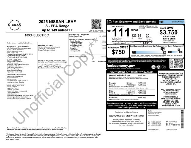 Used 2025 Gray Nissan S image 3