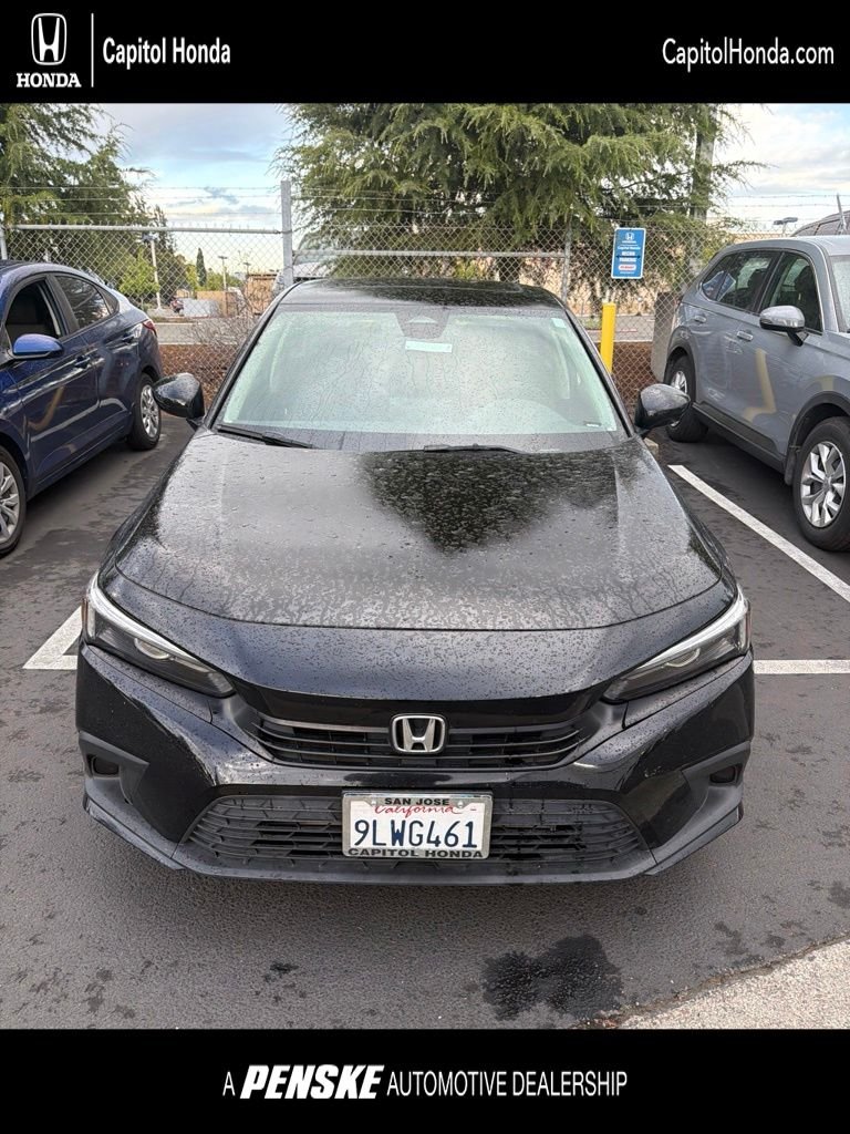 Certified Used 2024 Crystal Black Pearl Honda EX image 1