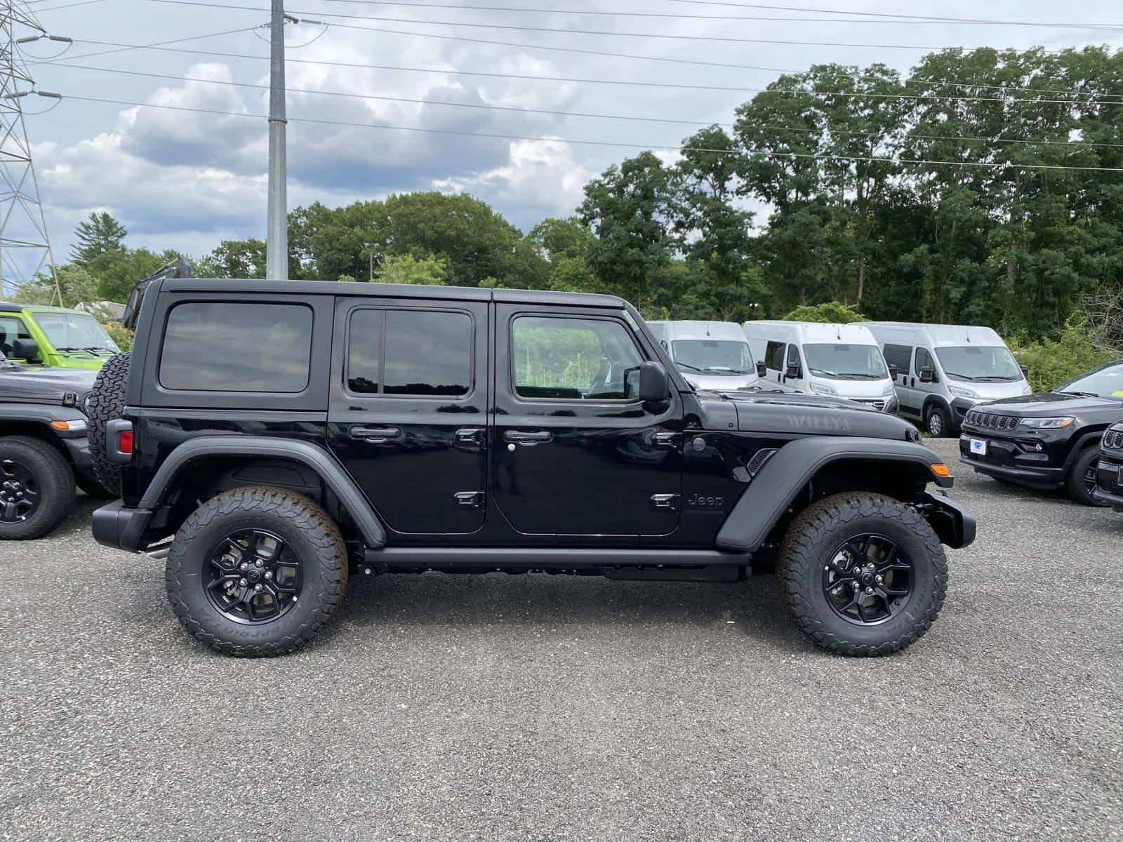 New 2026 Black Clear-Coat Exterior Paint Jeep Willys image 2