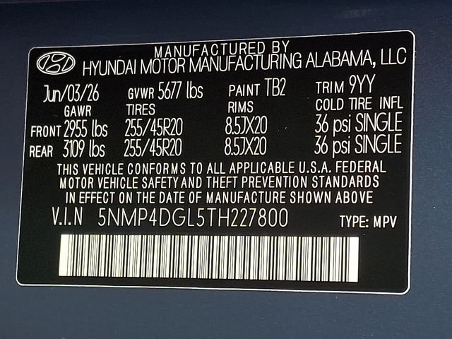 New 2026 Blue Hyundai Limited image 20