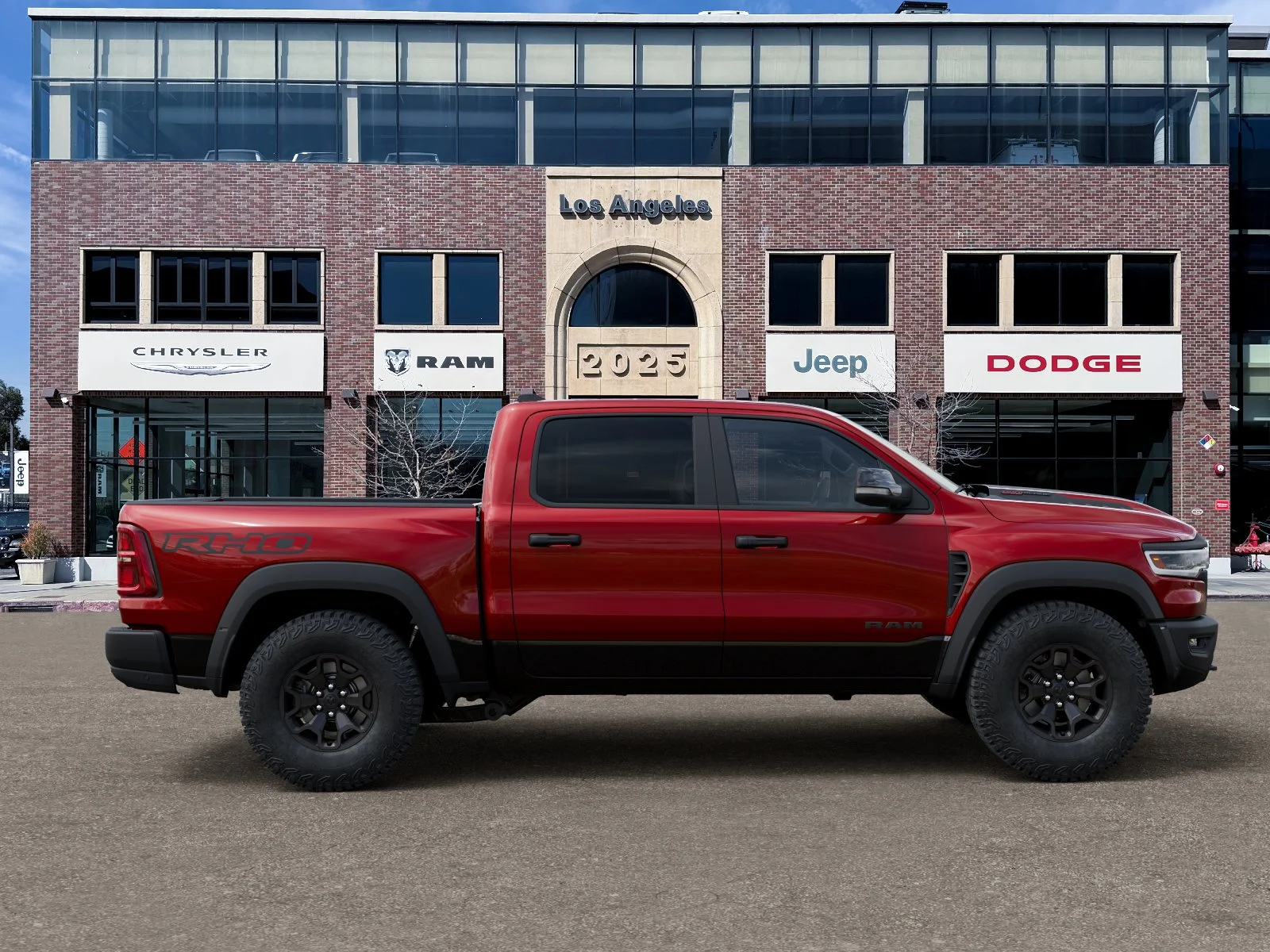 New 2026 Molten Red Pearl-Coat Exterior Paint RAM RHO image 47