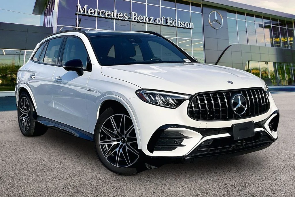 Certified Used 2025 White Mercedes-Benz GLC 43 AMG® image 1