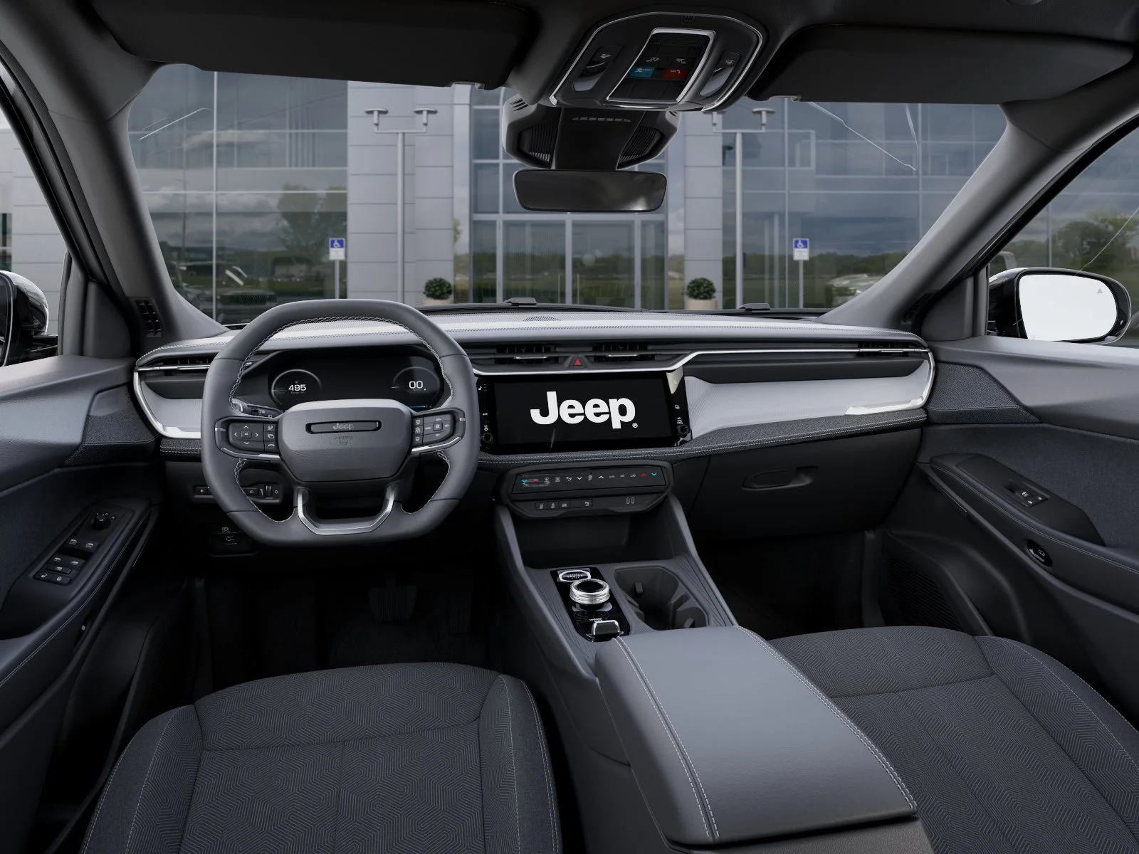 New 2026 Bright White Clear-Coat Exterior Paint Jeep Laredo image 40
