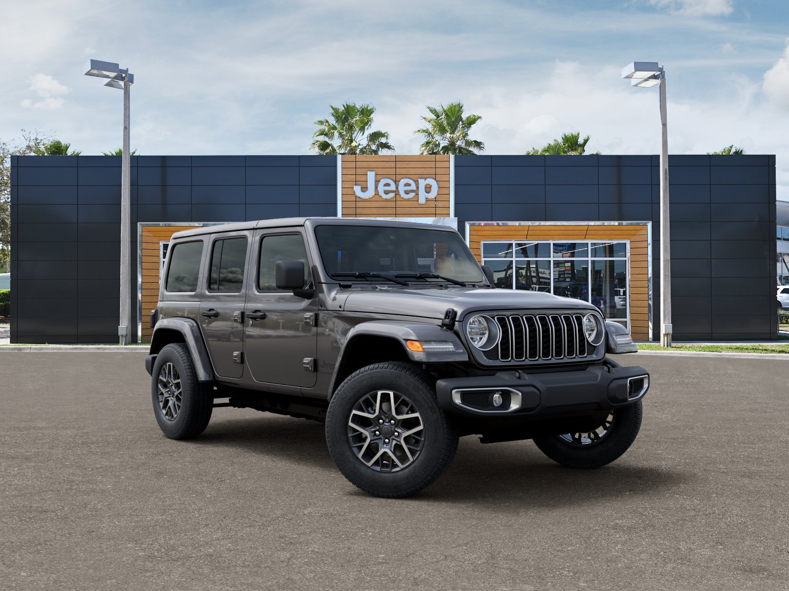 New 2026 Granite Crystal Metallic Clearcoat Jeep Sahara image 31