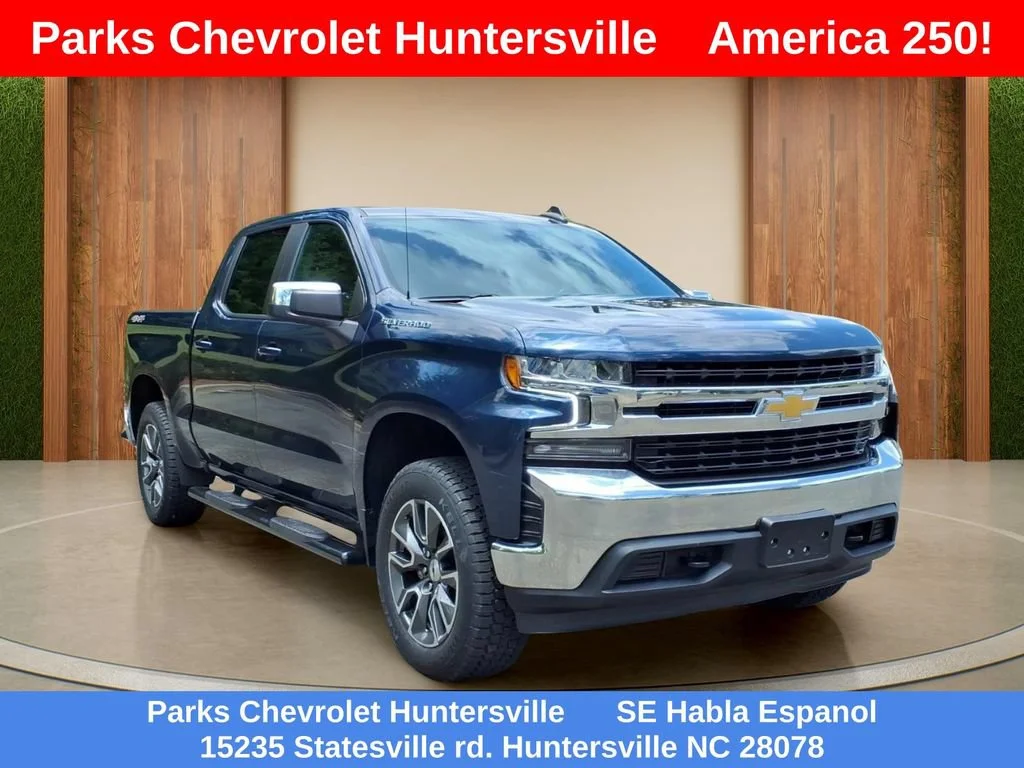 Certified Used 2022 Northsky Blue Metallic Chevrolet LT image 1