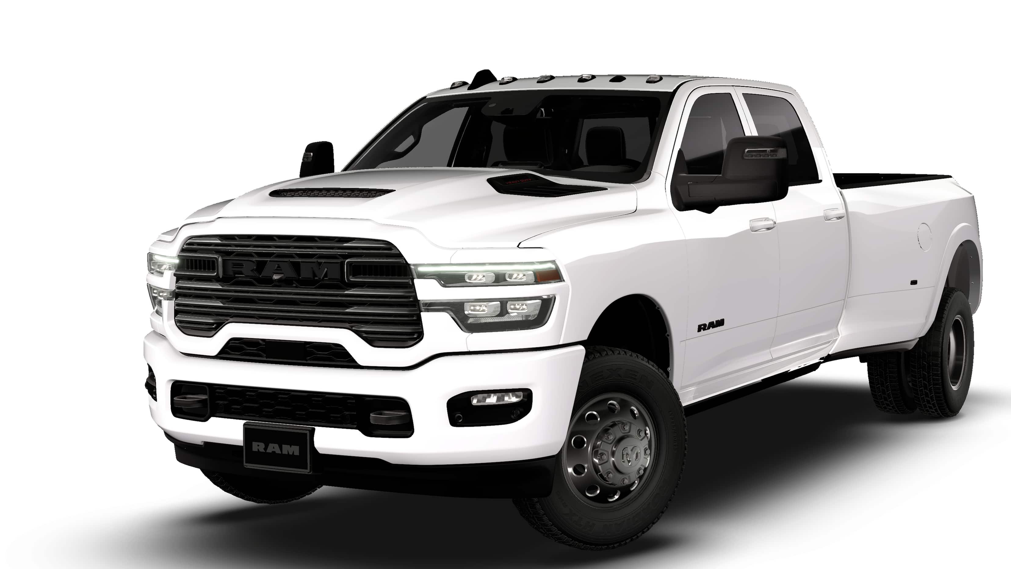 New 2026 Bright White Clear-Coat Exterior Paint RAM LARAMIE image 13