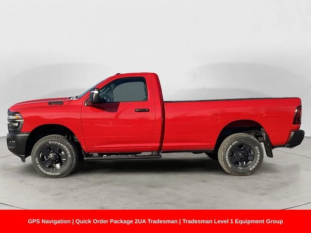 New 2026 Flame Red Clearcoat Ram TRADESMAN REGULAR CAB 4X4 8