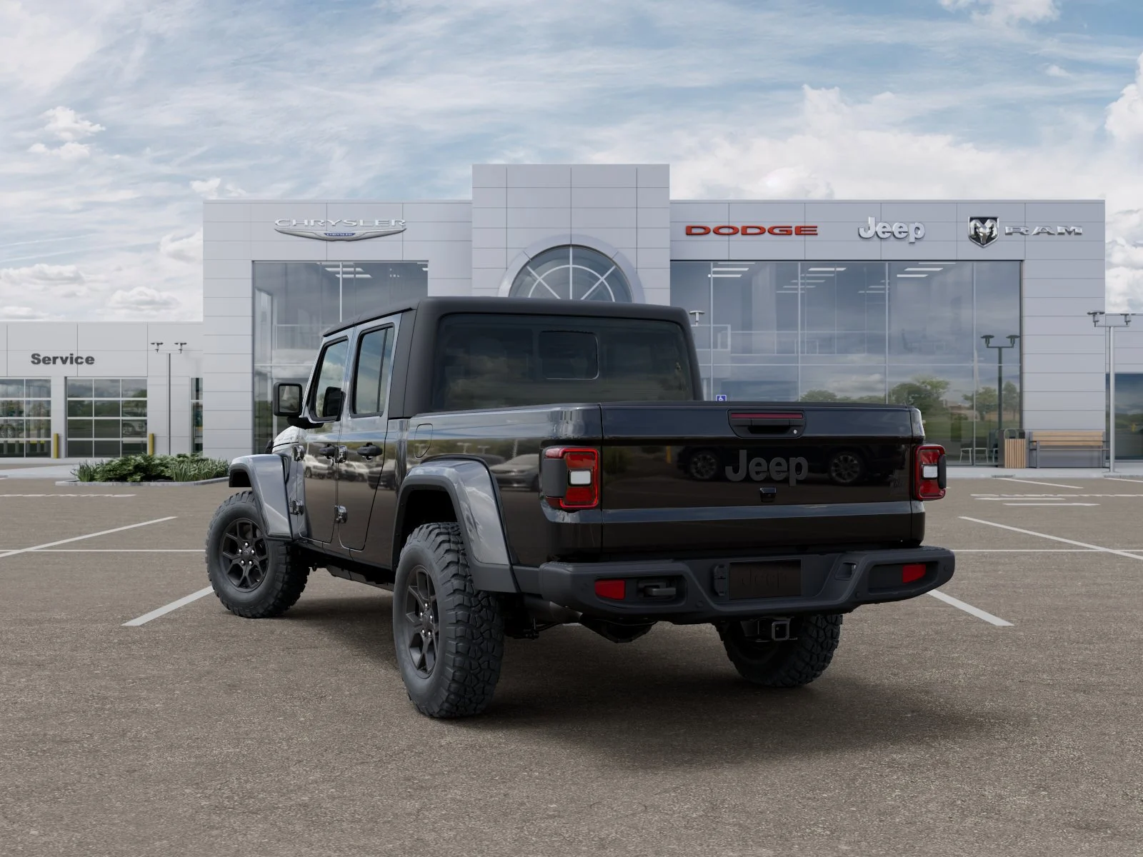 New 2026 Black Clear-Coat Exterior Paint Jeep Willys image 3