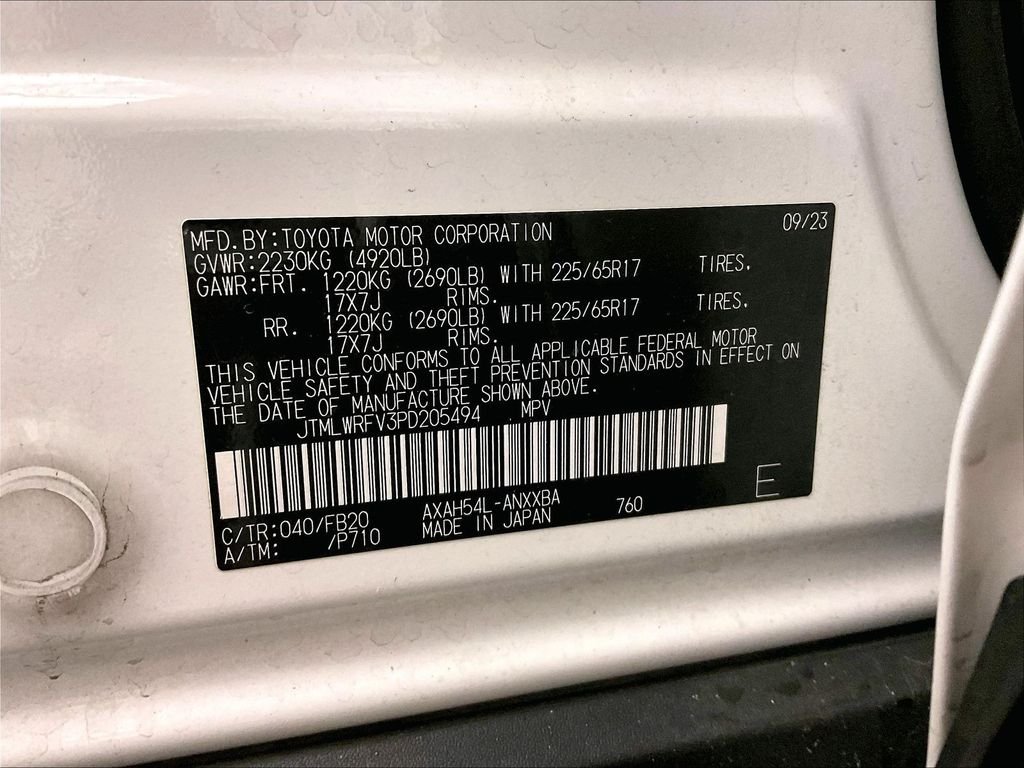 Used 2023 White Toyota LE image 39