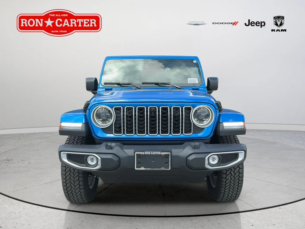 New 2026 Hydro Blue Pearl-Coat Exterior Paint Jeep Sahara image 2