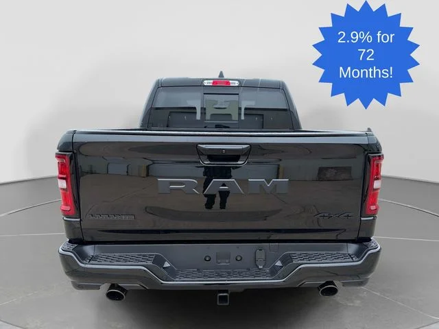 New 2026 Diamond Black Crystal Pearl-Coat Exterior Paint RAM Laramie image 7