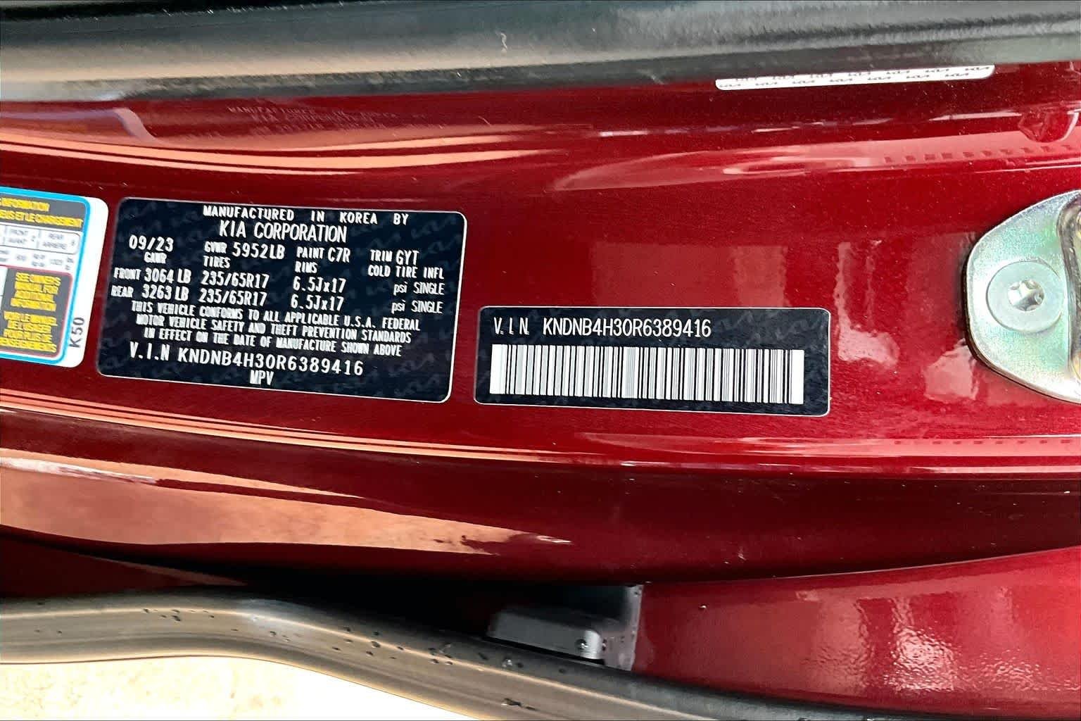 Used 2024 Flare Red Kia LX image 34