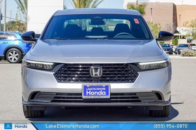 New 2026 Solar Silver Metallic Honda Sport Hybrid image 2