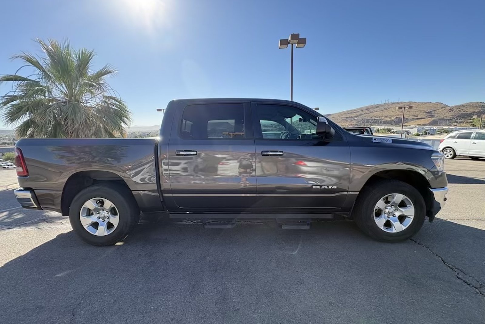 Used 2020 Granite Crystal Metallic Clearcoat Ram Big Horn image 7