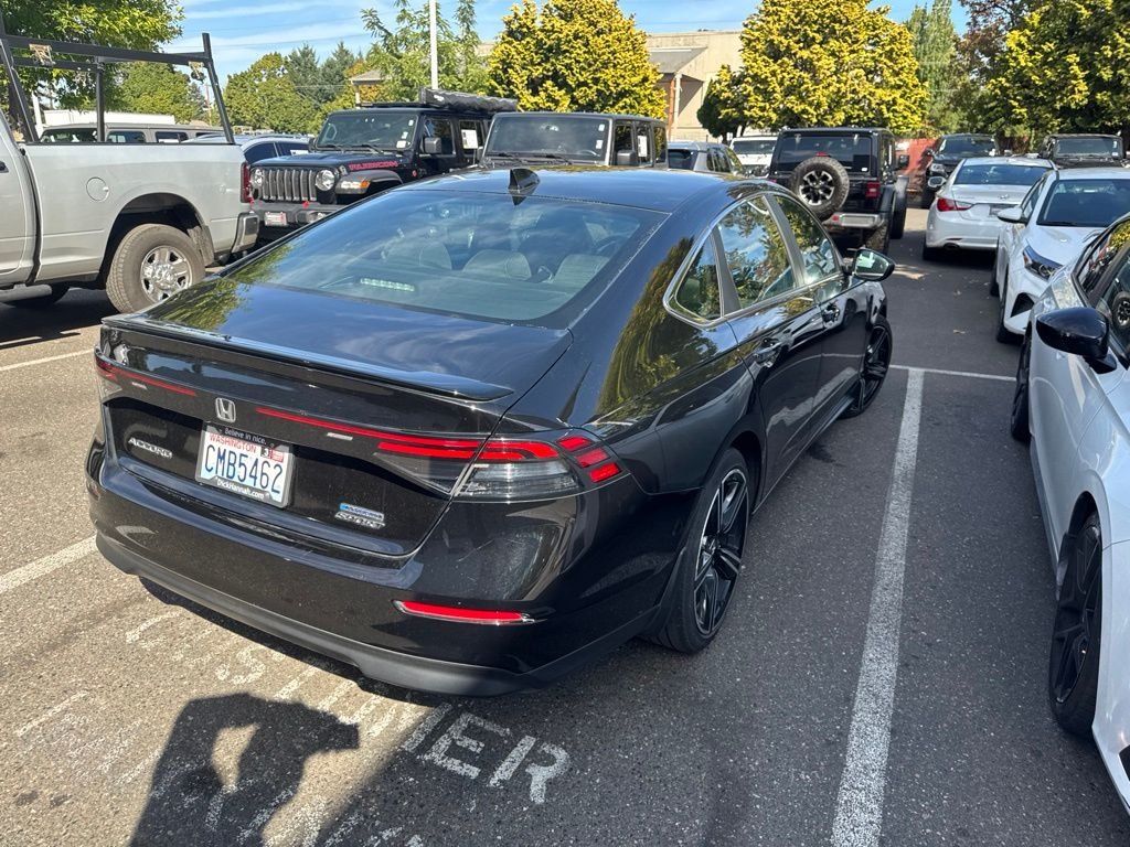 Certified Used 2024 Crystal Black Pearl Honda Sport image 3