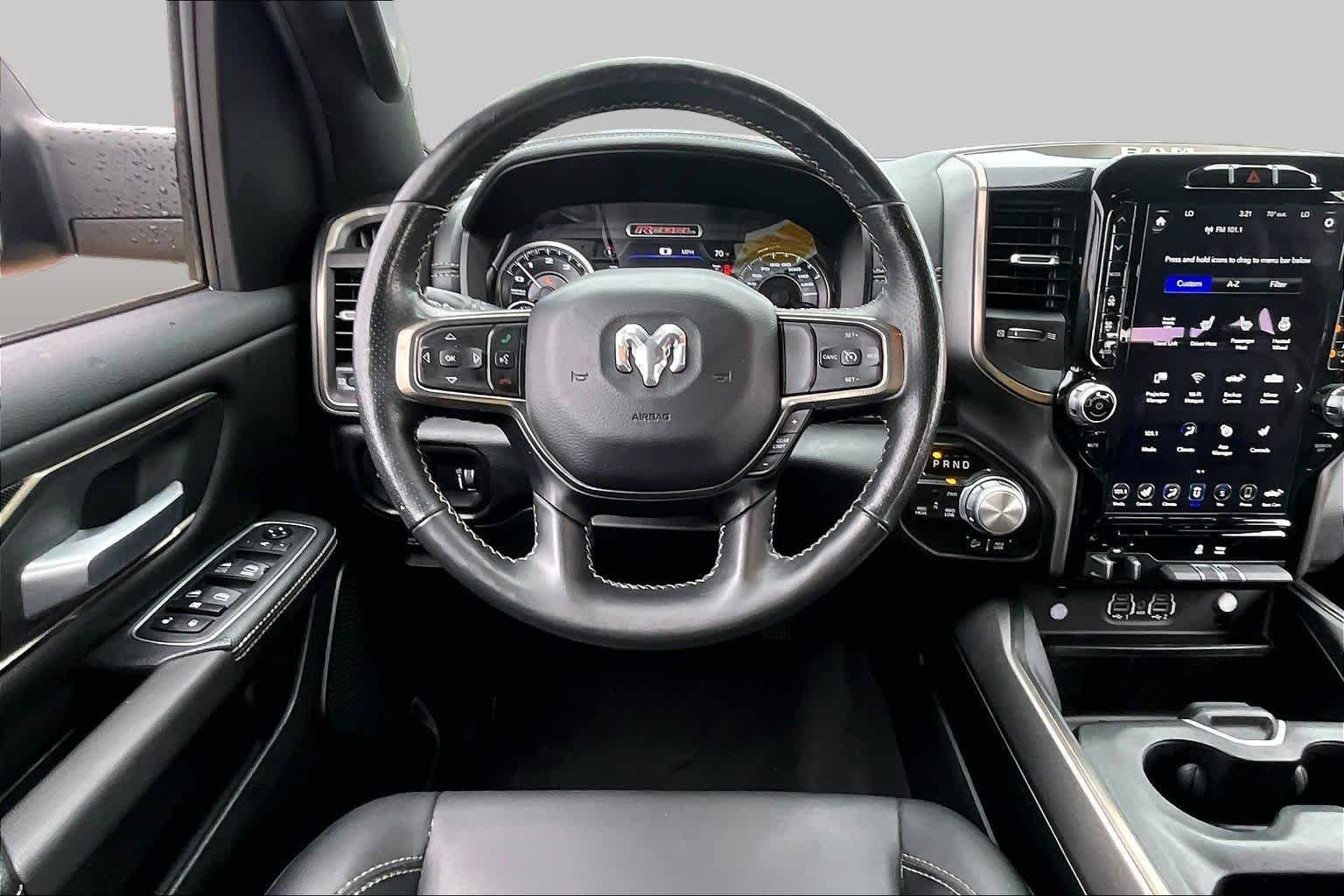 Used 2020 Diamond Black Crystal Pearlcoat Ram Rebel image 6