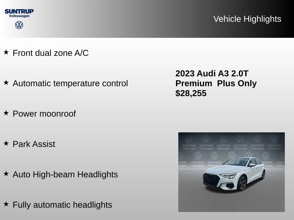 Used 2023 White Audi 40 Premium Plus image 16