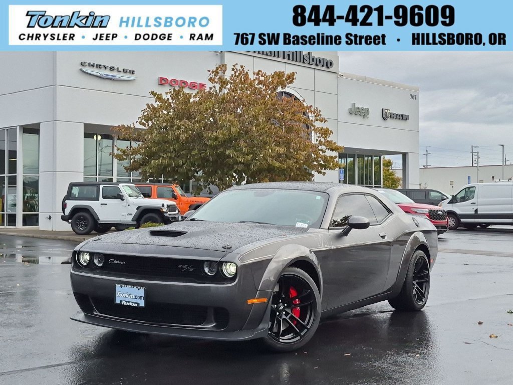Certified Used 2021 Gray Dodge R/T Scat Pack Widebody image 1
