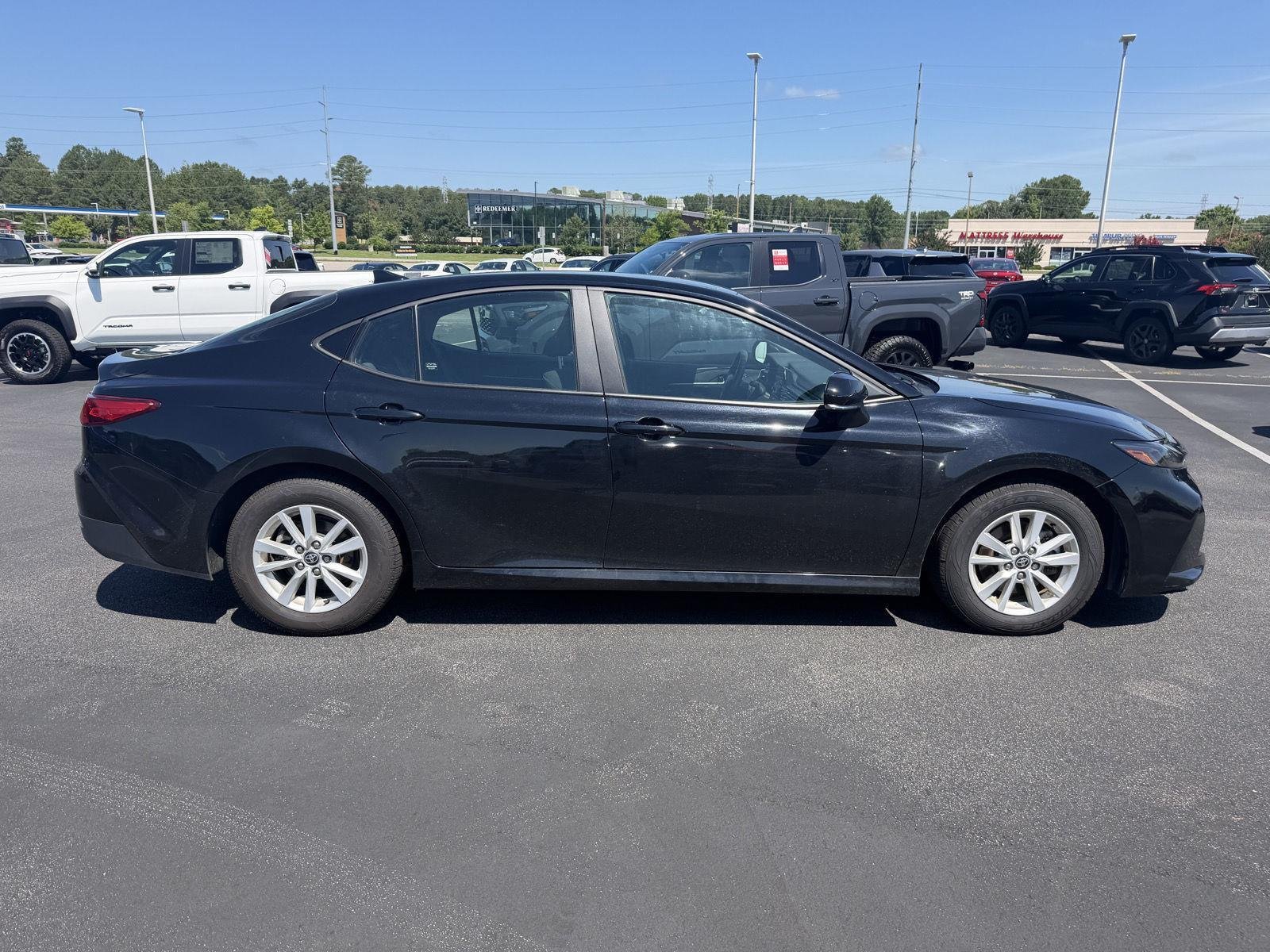 Used 2025 Midnight Black Metallic Toyota LE image 8
