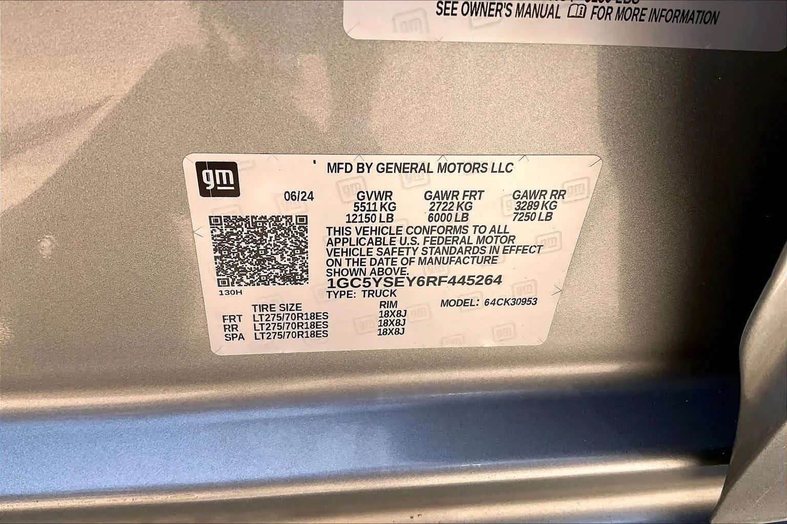 Used 2024 Sterling Gray Metallic Chevrolet Work Truck image 33