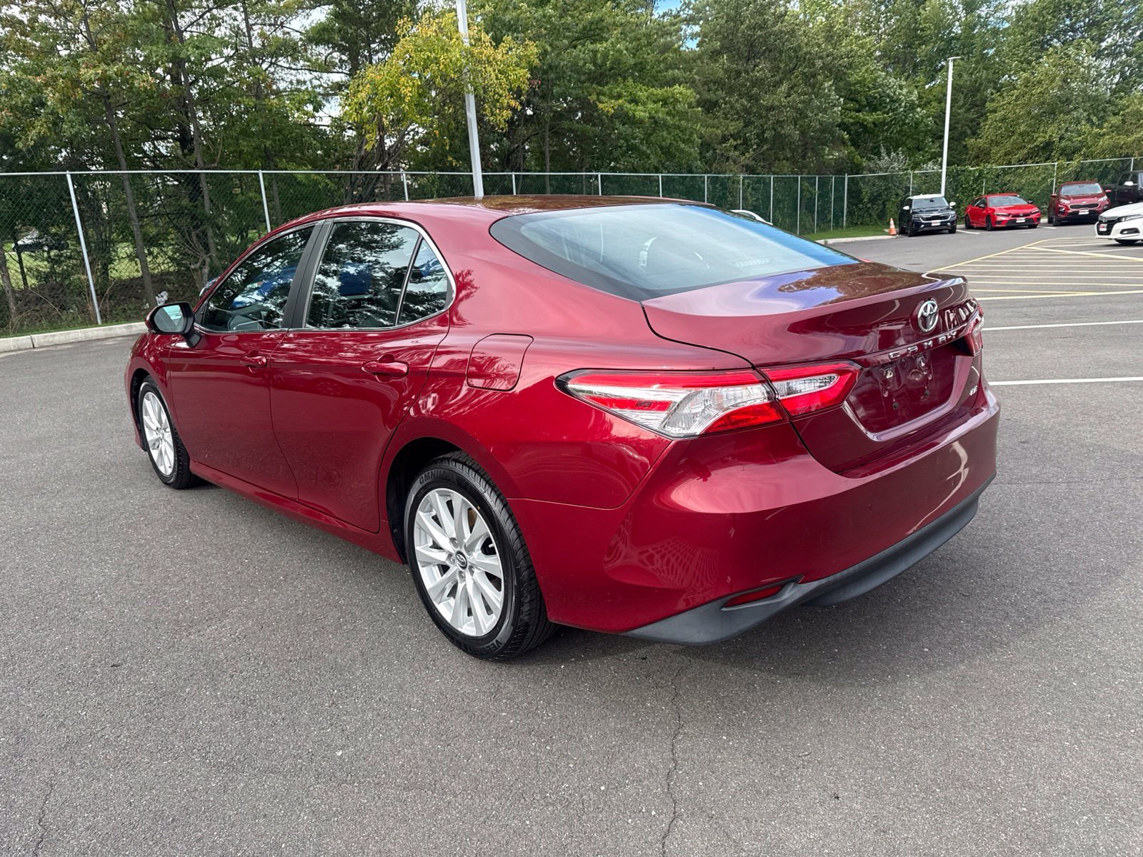 Used 2018 Red Toyota LE image 8