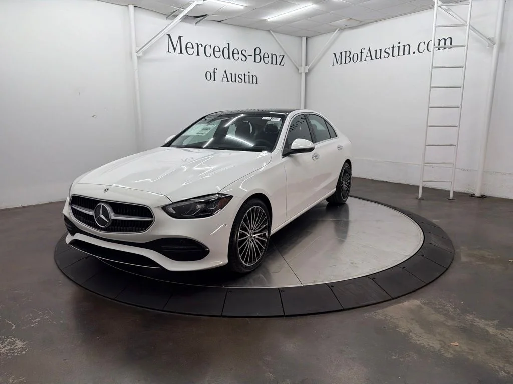 New 2026 White Mercedes-Benz C 300 image 3