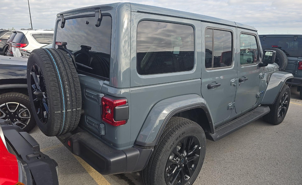 Certified Used 2025 Gray Jeep Sahara 4xe image 3