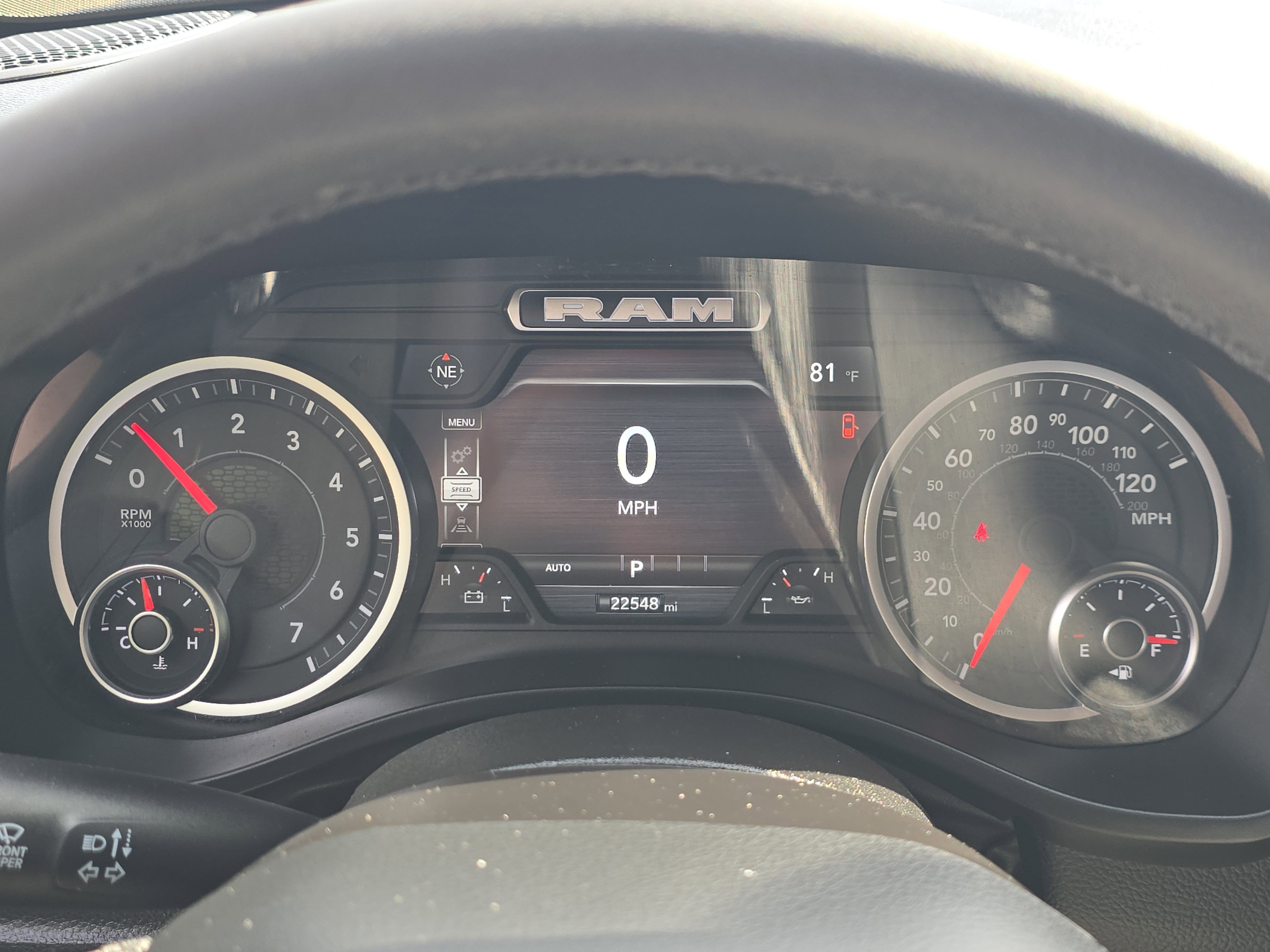Used 2026 Diamond Black Crystal Pearlcoat Ram Laramie image 25