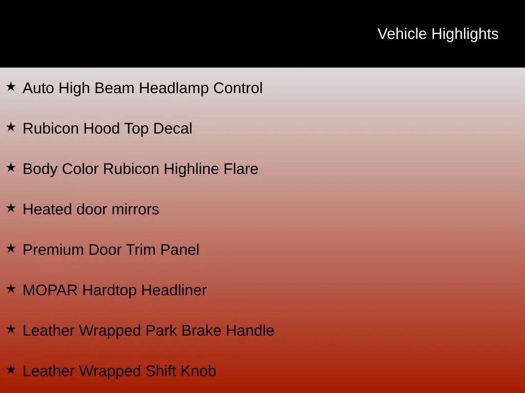 New 2026 Anvil Clear-Coat Exterior Paint Jeep Rubicon image 9