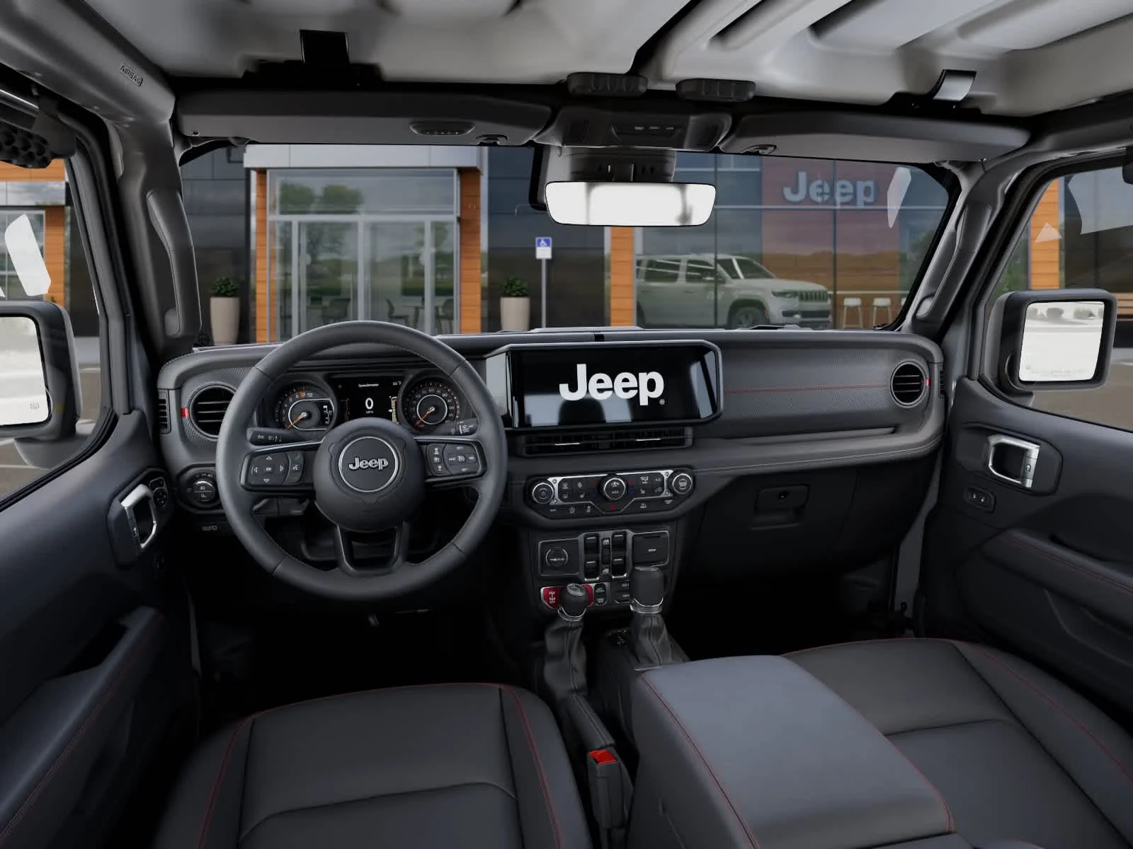 New 2027 Bright White Clearcoat Jeep Rubicon X image 14