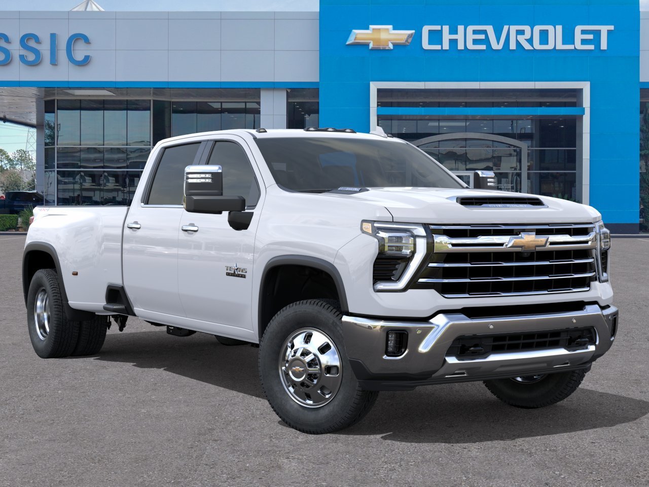 2026 Chevrolet Silverado 3500 HD LTZ DRW White at Classic Elite Chevrolet Hwy 6