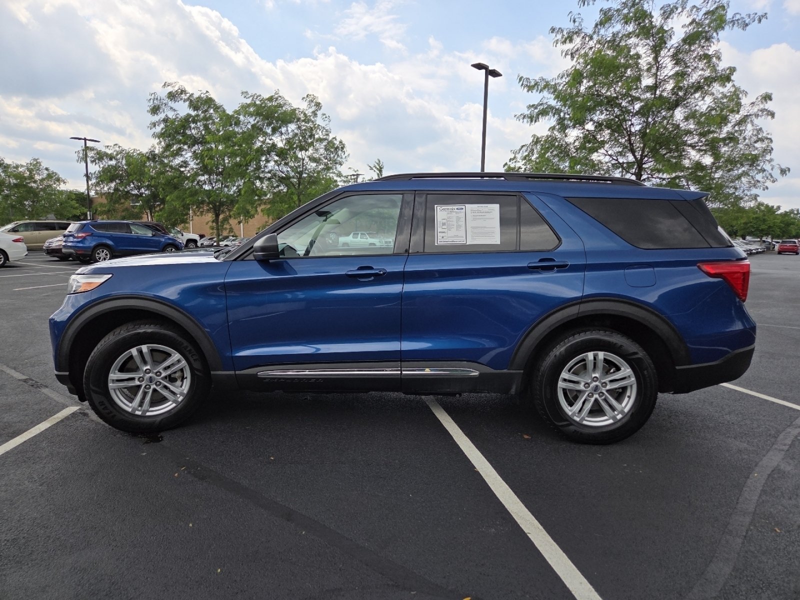 Used 2021 Blue Metallic Ford XLT image 17