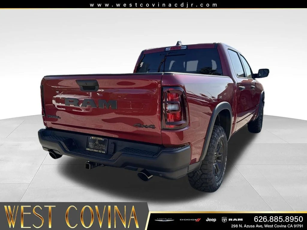 New 2026 Molten Red Pearl-Coat Exterior Paint RAM Rebel image 8