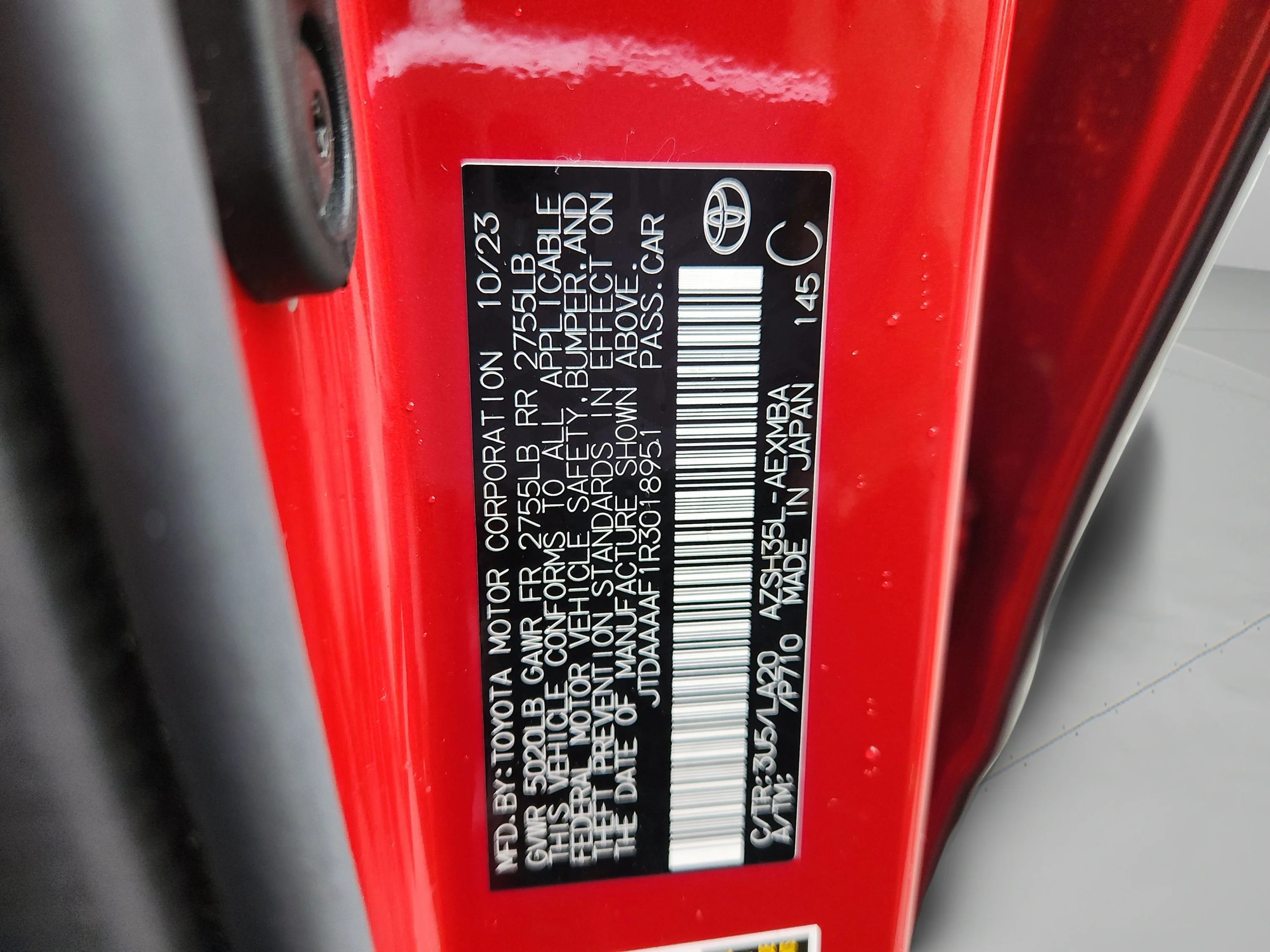 Used 2024 Red Toyota Limited image 49