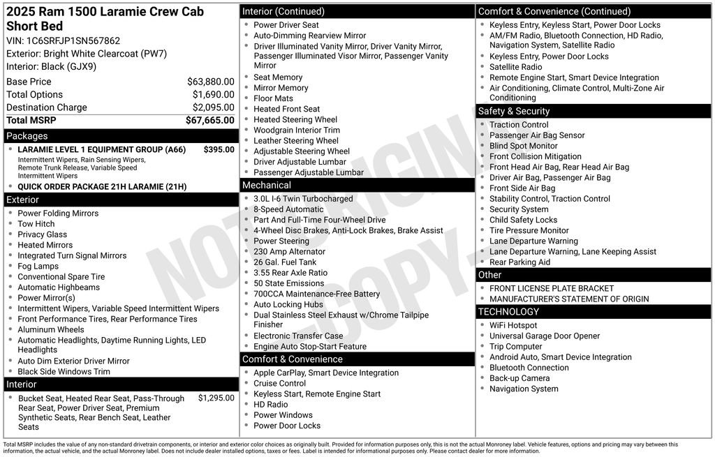 2025 RAM Ram 1500 Pickup Laramie - Photo 28