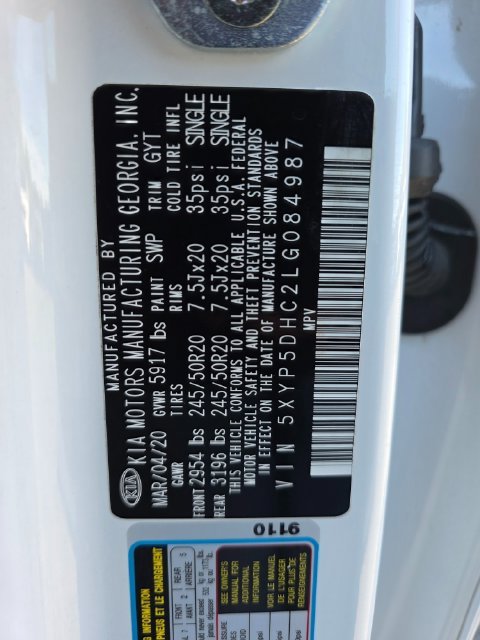 Used 2020 Snow White Pearl Kia SX image 30