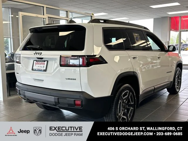 New 2026 Bright White Clear-Coat Exterior Paint Jeep Laredo image 2
