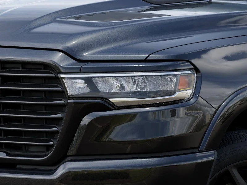 New 2026 Diamond Black Crystal Pearl-Coat Exterior Paint RAM Laramie image 37