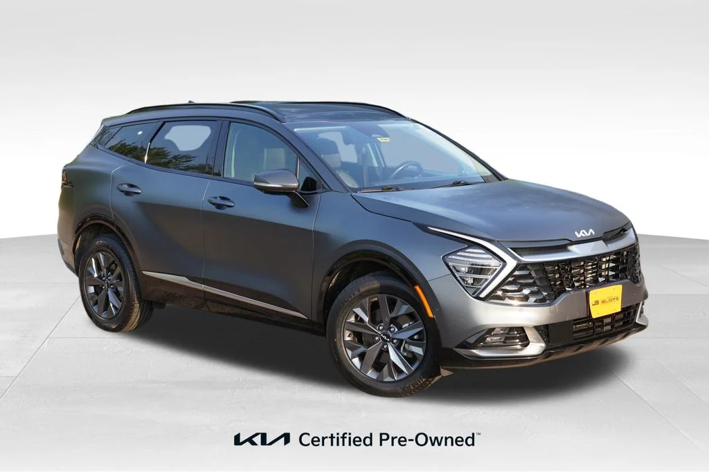 Certified Used 2024 Shadow Matte Gray Kia SX-Prestige image 1