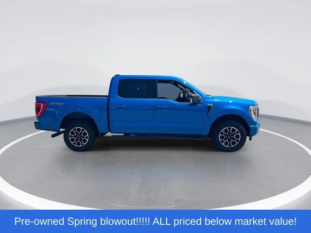 Used 2021 Blue Ford XLT image 9