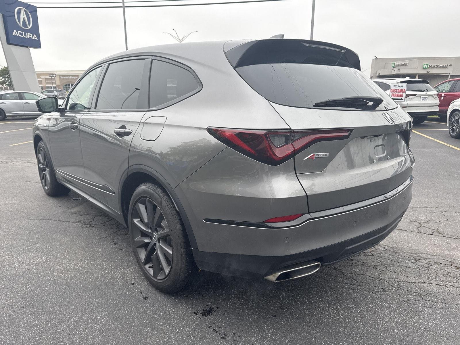 Used 2025 Liquid Carbon Metallic Acura SH-AWD w/A-SPEC image 4