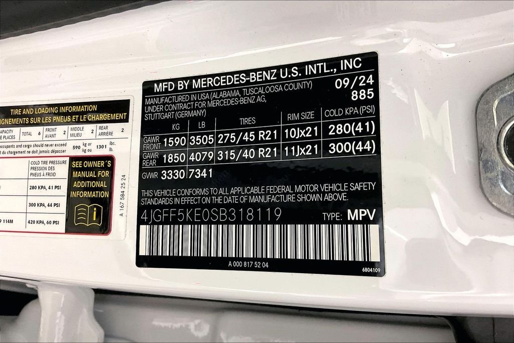 Certified Used 2025 White Mercedes-Benz GLS 450 image 26