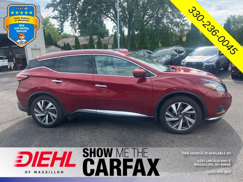Used 2017 Red Nissan Platinum image 2