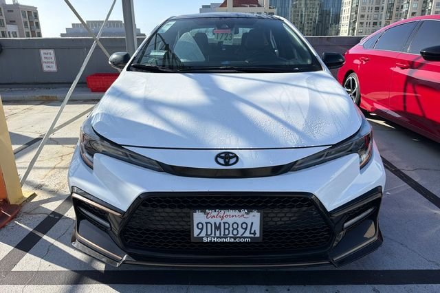 Used 2022 White w/Black Sand Pearl Roof Toyota APEX SE image 3