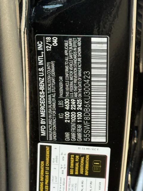 Used 2019 Black Mercedes-Benz C 300 image 28