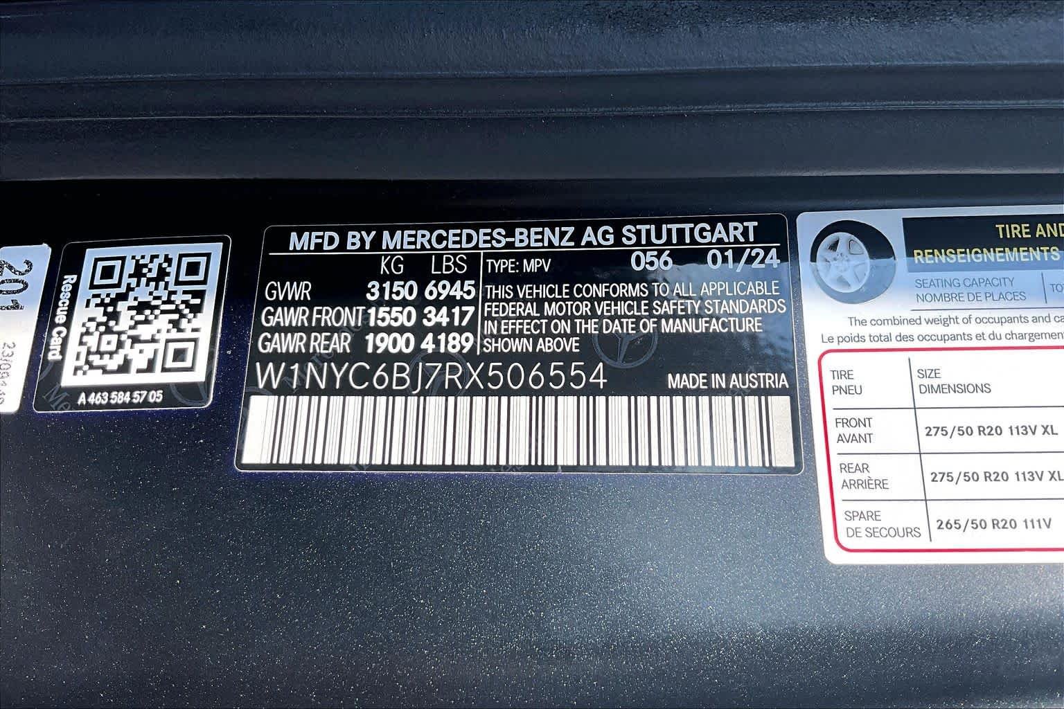 Used 2024 MANUFAKTUR Night Black Magno Mercedes-Benz G 550 image 31
